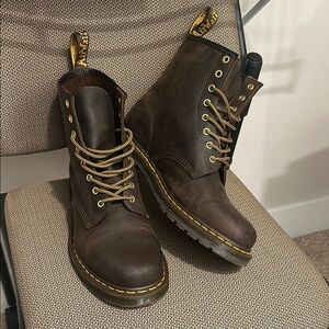 Dr. Martens Brown Leather Boots